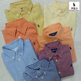 เสื้อเชิ้ตเด็ก มือสอง ยี่ห้อ Polo Ralph Lauren ไซส์ 1-5 ขวบ