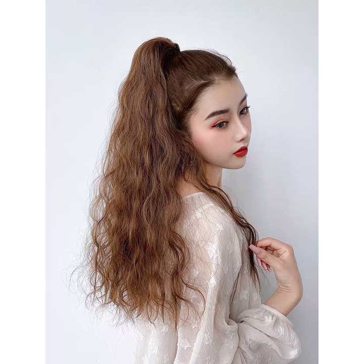 หางม้าหนีบม๊าม่า Calawigs❤️วิกหางม้าหนีบ ม๊าม่าM555 วิกผมหางม้า วิกผมหางม้าแบบหนีบม๊าม่าใส่ง่ายใส่เบา
