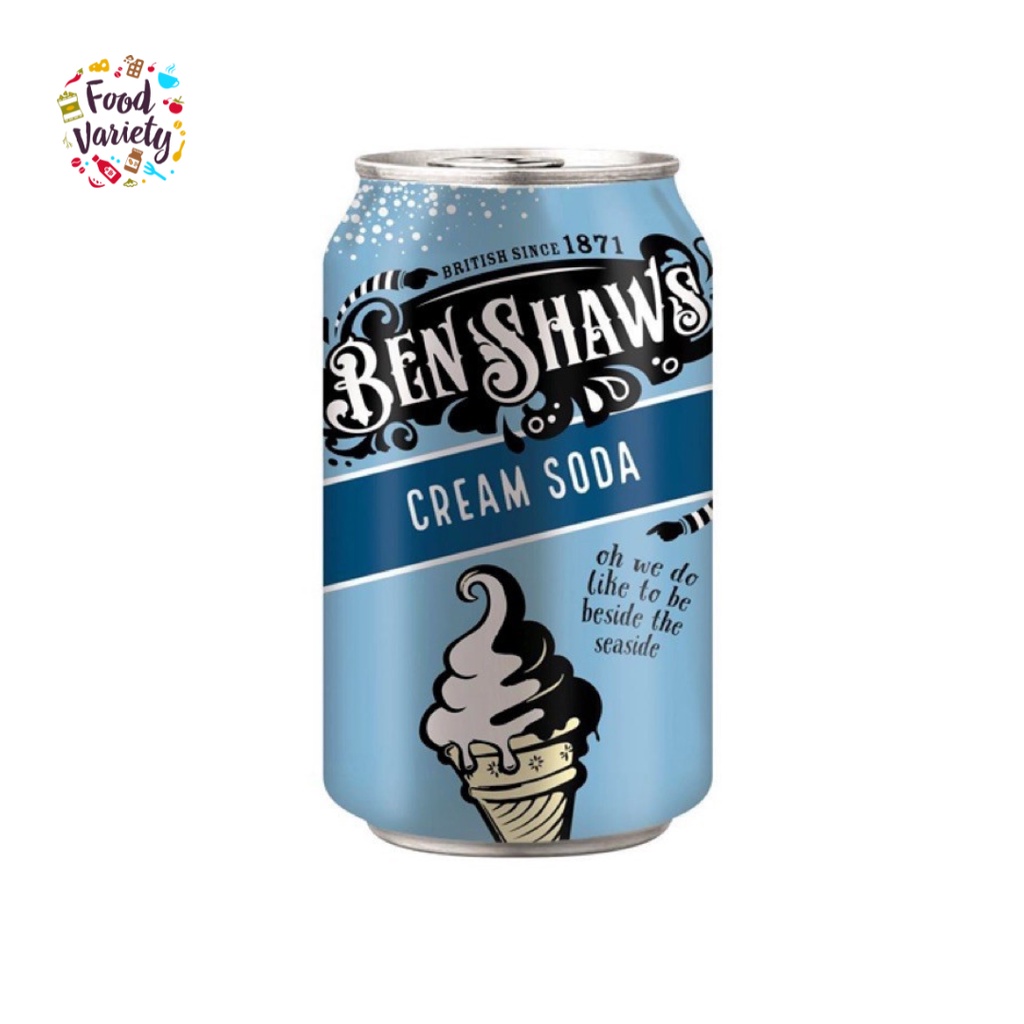 Ben Shaws Cream Soda 330ml เบน ชอว์ส ครีมโซดา 330 มล. ราคา ถูกที่สุด ดีลบีเคเค