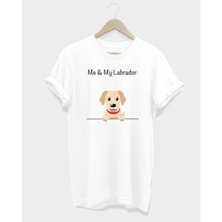 เสื้อยืดลายหมาลาบราดอร์ Me &amp; My Labrador