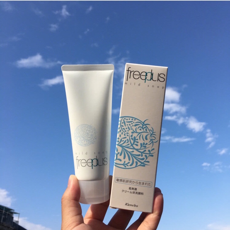 FREEPLUS โฟมล้างหน้า ฟรีพลัส MILD SOAP A เพื่อผิวแพ้ง่าย ขนาด 100 กรัม amino acid mild facial cleans