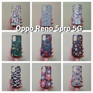 เคสแข็ง Oppo Reno 5pro 5G เคสไม่คลุมรอบนะคะ เปิดบน เปิดล่าง (ตอนกดสั่งซื้อ จะมีให้เลือกลายก่อนชำระเงินค่ะ)