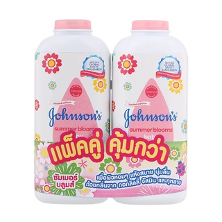 Free Delivery Johnsons Summer Blooms Baby Powder 380g. Pack 2 Cash on delivery