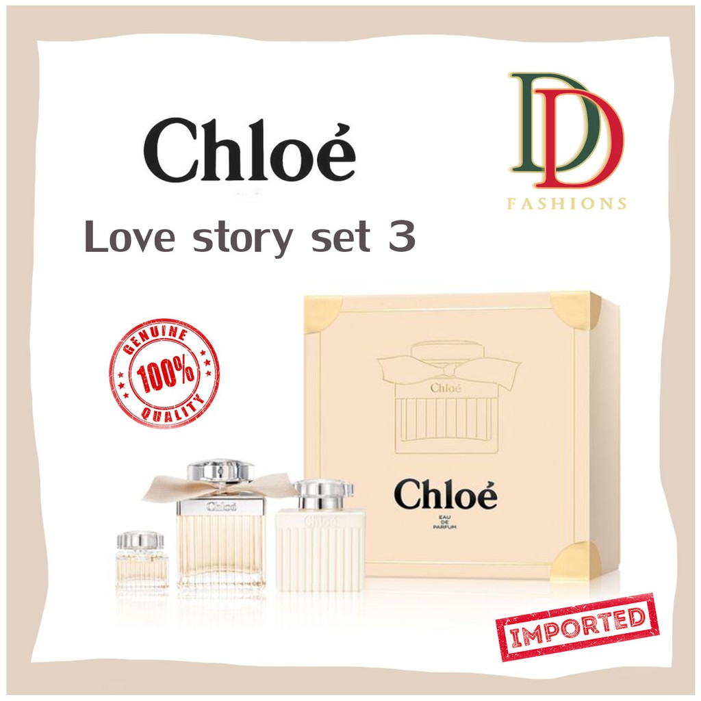 Chloe EDP Love story set 3 Gift Set  นำเข้า แท้ 💯% ​