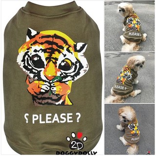 Petcloths -Doggydolly  เสื้อผ้าแฟชั่น เสื้อผ้าสัตว์เลี้ยง เสื้อผ้าหมาแมว เสื้อยืด  T625