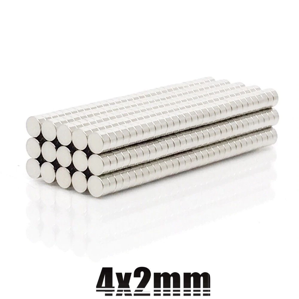 5/10/20ชิ้น แม่เหล็กแรงสูง 4x2มิล Magnet Neodymium 4*2มิล แม่เหล็กแรงสูง 4x2mm แม่เหล็กแรงสูงนีโอไดเมียม 4*2mm