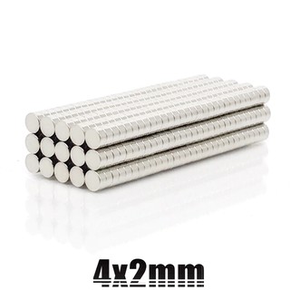 20ชิ้น แม่เหล็กแรงสูง 4x2มิล Magnet Neodymium 4*2มิล แม่เหล็กแรงสูง 4x2mm แม่เหล็กแรงดูดสูง 4*2mm แม่เหล็กนีโอไดเมียม