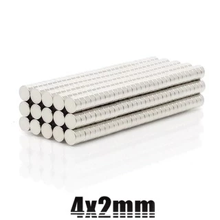 5/10/20ชิ้น แม่เหล็กแรงสูง 4x2มิล Magnet Neodymium 4*2มิล แม่เหล็กแรงสูง 4x2mm แม่เหล็กแรงสูงนีโอไดเมียม 4*2mm