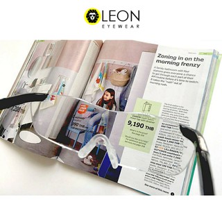 LEON EYEWEAR - แว่นขยาย ไร้มือจับ LEON BIGZOOM