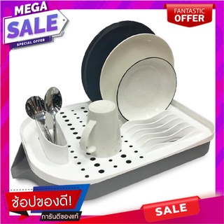 ชั้นคว่ำจานพลาสติก รุ่น CIRCLE KECH ชั้นวางของในครัว PLASTIC DISH DRAINER RACK KECH CIRCLE