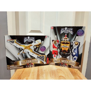 Bandai Mighty Morphin Power Rangers Legacy Ninja Megazord &amp; Falconzord Set Figure