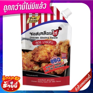 เพียวฟู้ดส์ ซอสเคลือบไก่ สูตรบาร์บีคิว 1000 กรัม Pure Foods Chicken Glazing Sauce with BBQ Flavour 1000g