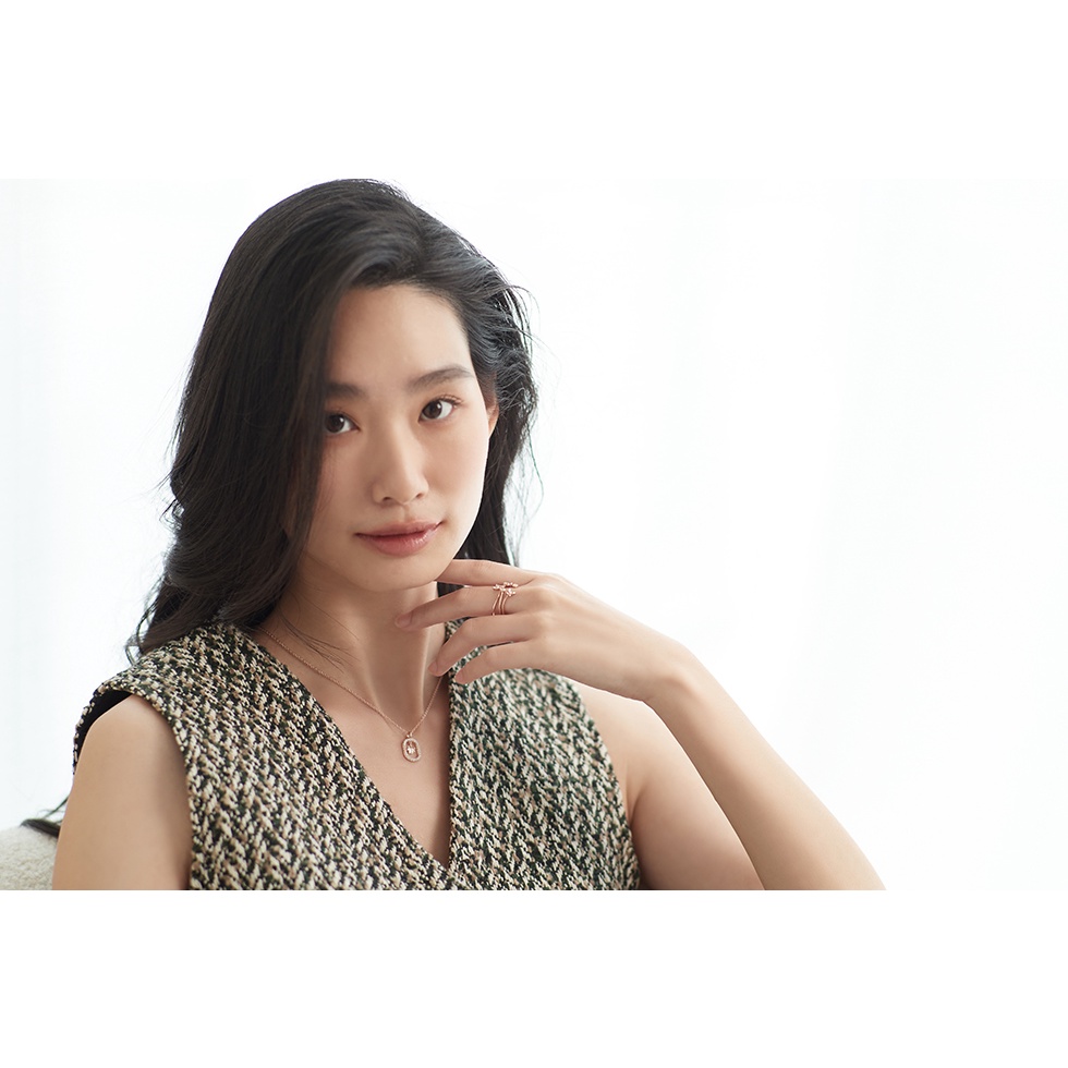 Jewellista قلادة برسيم فضة 925 بزركون — صورة 6