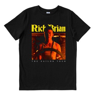 เสื้อยืดผู้ชาย Rich BRIAN -- ทัวร์เรือเงิน | เสื้อยืด พิมพ์ลายวงดนตรี | เพลงเมอร์ช | Unisex | เสื้อยืด พิมพ์ลายดนตรี | ฮ