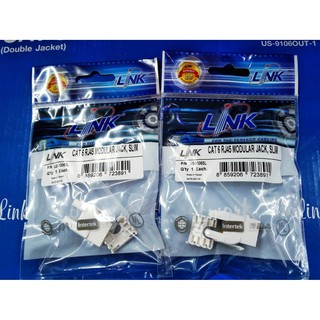 หัวแลนด์หรือหัวRJ45ตัวเมีย LinK cat6E US-1006SL สัญญาณดี 1ถุงมี1ชิ้น