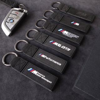 รถขนอัลแคนทารี่แขนกุญแจที่สำคัญสำหรับรถ BMW key fob 5 ชุด3ชุด X3 พรีเมี่ยม