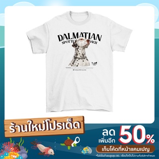 เสื้อยืดลาย DALMATIAN (แดลเมเชียน)Classic Cotton Unisex by 【Nothing Hills】