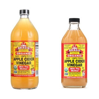 น้ำแอปเปิ้ล ไซเดอร์ BRAGG  ACV  Organic apple cider น้ำส้มสายชู