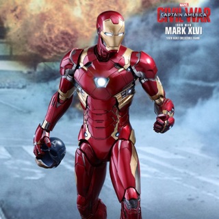 IRON MAN MARK XLVI Hot Toys MMS353D16 CAPTAIN AMERICA: CIVIL WAR