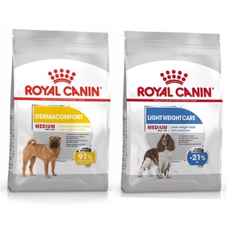 Royal Canin Medium อาหารสำหรับสุนัขพันธุ์กลาง ที่ต้องการดูแลพิเศษ 12 เดือนขึ้นไป 2 สูตร  12 Kg