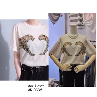 เสื้อยืดลายเสือดาว