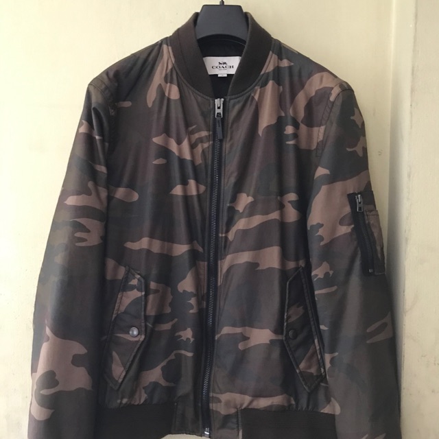 Coach New York MA-1 Bomber Jacket size M ของแท้ 100%