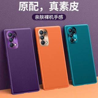 OPPO Find X2 Pro X2 Lite X2 Neo Reno 5 Pro Case Luxury PC Imitation Leather Shockproof Case Camera Protection ปลอกโทรศัพท์