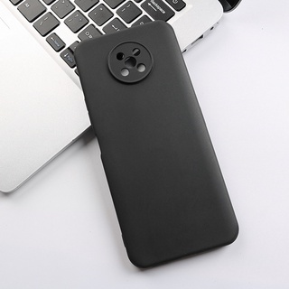 เคสโทรศัพท์ชนิดซิลิโคน Tpu แบบนิ่มกระจกนิรภัยสีดําด้านสําหรับ Nokia G50 5G