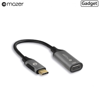 Mazer M-USBCAL351-GY AdapterแปลงสัญญาณภาพUSB-C to VGA รองรับ MacBook/iPad Pro/Chromebook/สมาร์ทโฟน/แท็ปเล็ต ประกัน5ปี