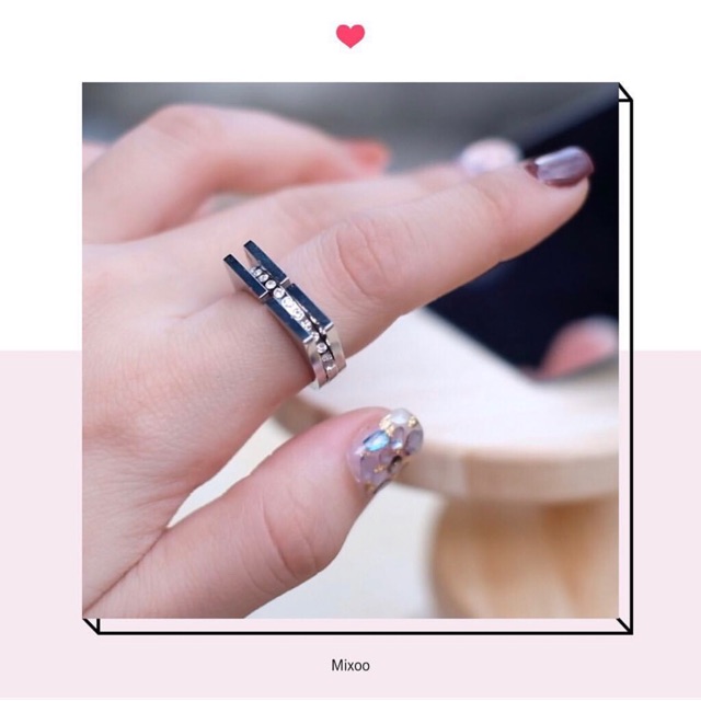 •Cubism ring •stainless steel