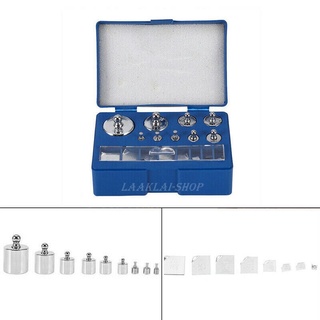 ตุ้มน้ำหนักชั่งตวงมาตราฐาน ชุด17ชิ้น (ส่งจากไทย)