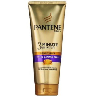 Pantene 3 Minute Miracle Hair Total Damage Care Conditioner แพนทีน ครีมนวด 3มินิท โททัลแคร์ 300ml. (ขนาดใหญสุดคุ้ม)