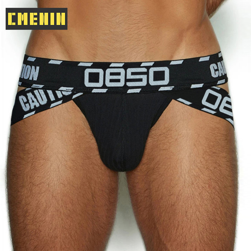 [CMENIN]New Arrival Cotton Underpants Gay Men Sexy Man's Underwear Thong Men Jockstrap Comfortable Mens Thongs And G strings U Pouch BS3102