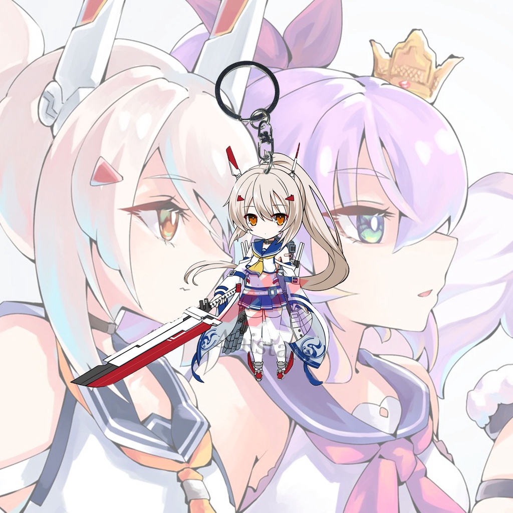 Gantungan Azur Lane Ayanami พวงกุญแจ - พวงกุญแจ - ของที่ระลึก - อะนิเมะ - Ganci - Ganci Anime