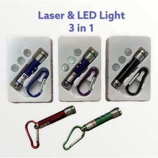 เลเซอร์ (Laser &amp; LED Light) 3in1 ไฟเลเซอร์ แสงเลเซอร์ ไฟฉาย ไฟตาแมว