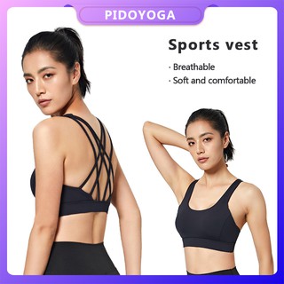 สปอร์ตบรา กันกระแทก สายบาง สไตล์เซ็กซี่ สำหรับสตรี