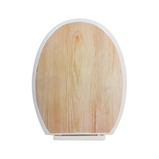 ฝารองนั่งพลาสติก MOYA L-20201 ลายไม้PLASTIC TOILET SEAT L-20201 WOOD