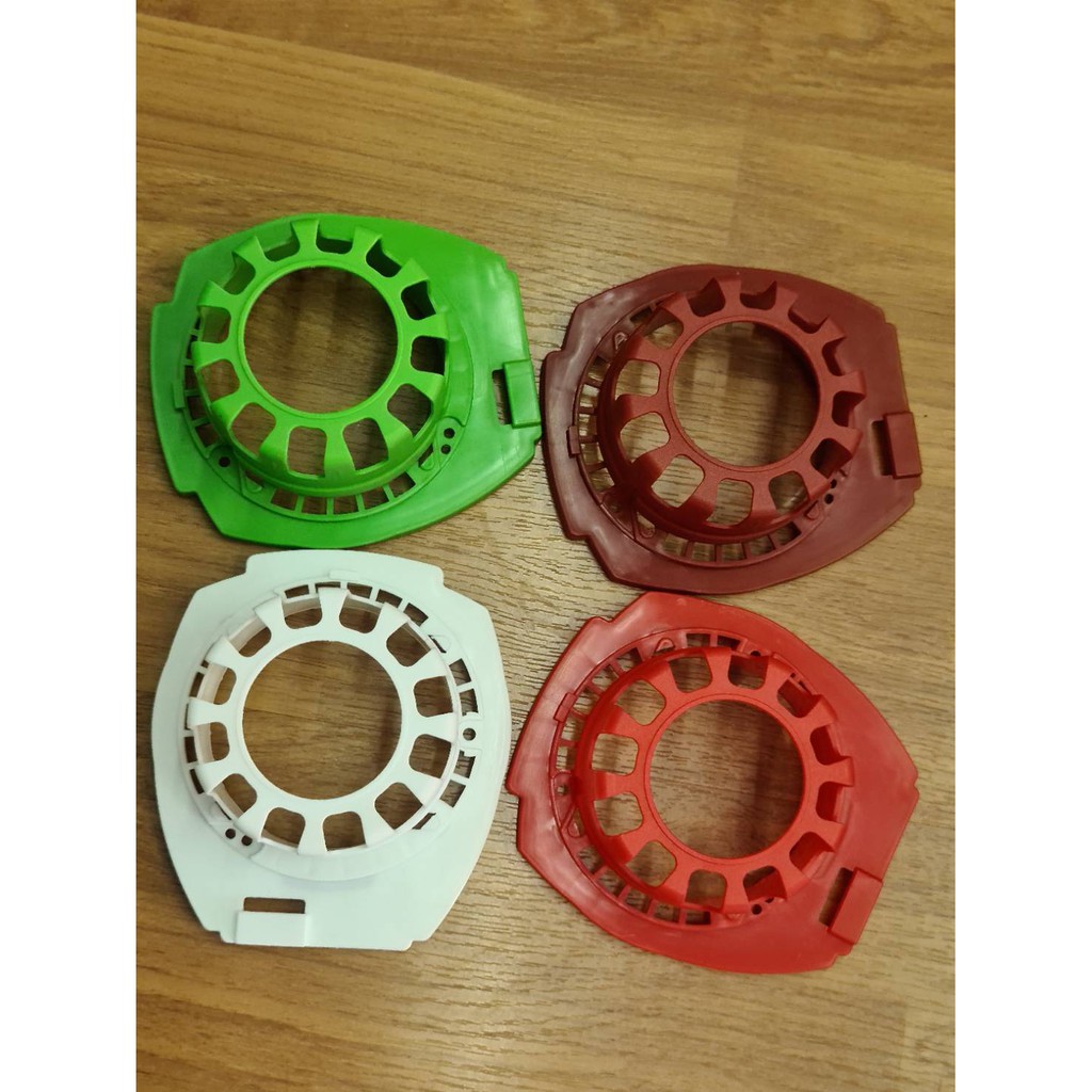 0000722 กะโหลกหน้าพัดลม ฝาหน้าพัดลม มิตซูบิชิ MITSUBISHI 16'' (คละสี)  อะไหล่พัดลม (รุ่นใหม่หัวโต) คละสี