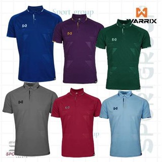 WARRIX เสื้อโปโลเบสิคแขนสั้น Emboss WA-3327