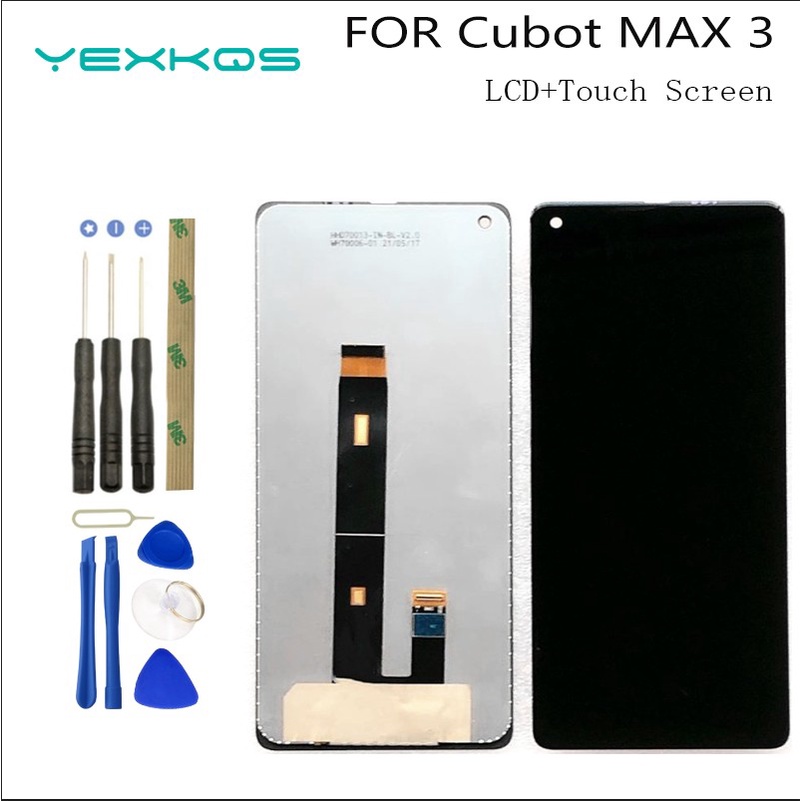 100% Tested 6.95 Inch New Original Cubot max 3 LCD Display and Touch Screen Digitizer Replacement Fo