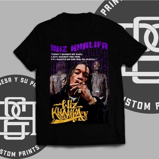 เสื้อยืดผู้หญิง - wiz khalifa 1 ขนาดใหญ่ bootleg เสื้อกราฟิก tshirt สําหรับผู้ชายผู้หญิงแฟชั่น unis