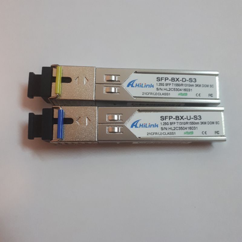 SFP Module (SC Mini Gbic) 1000Mbps Mikrotik/Cisco/Ruijie Reyee พร้อมใช้งาน/ส่ง kerry