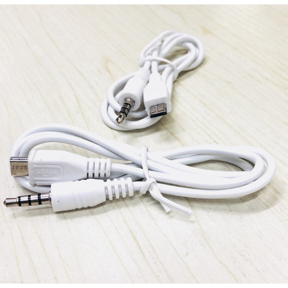 Android Micro USB เป็น DC 3.5 มม.อะแดปเตอร์เสียงสําหรับ V8 การ์ดเสียงเครื่องเล่นรถสีขาว TCH YIDEA
