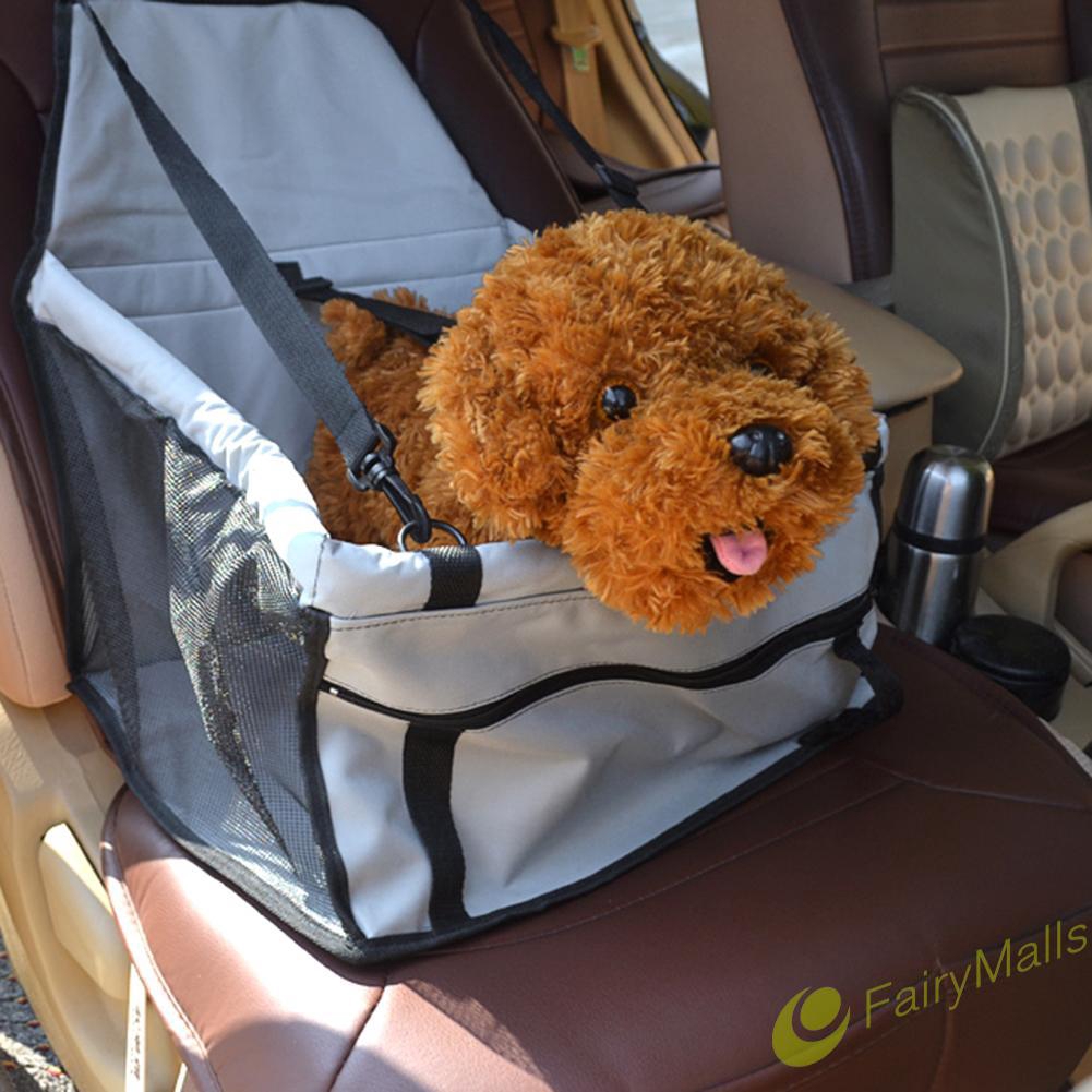 Fa Folding Pet Dog Cat Car Seat Safe Travel Carrier Kennel Puppy Handbag》 fairymall.th ThaiPick