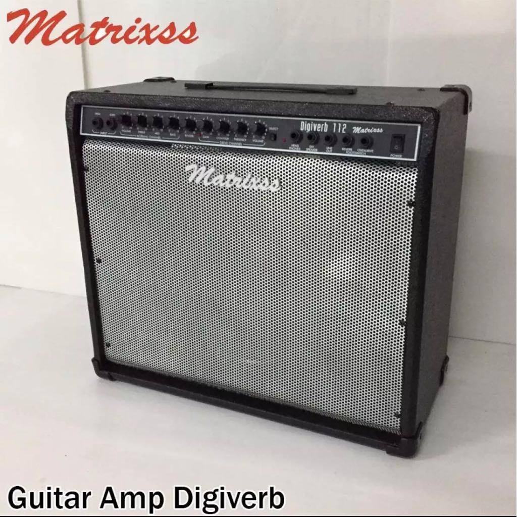 แอมป์กีตาร์ไฟฟ้า Matrixss รุ่น Digiverb + สายแจ็ค