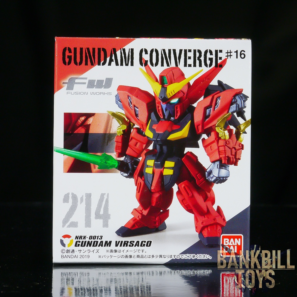 กันดั้ม Bandai Candy Toy FW Gundam Converge #16 No.214 NRX-0013 Gundam Virsago