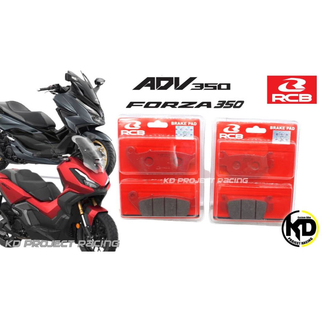 ผ้าเบรค RCB E Series FORZA300,350,ADV350 2018-25
