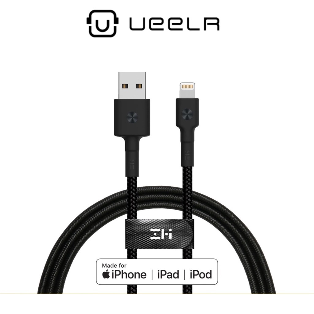 ZMI สายชาร์จ Premium USB-A to Lightning หุ้มไนลอนถัก ทน ชาร์จไว มาตรฐาน MFI สำหรับ iPhone iPad