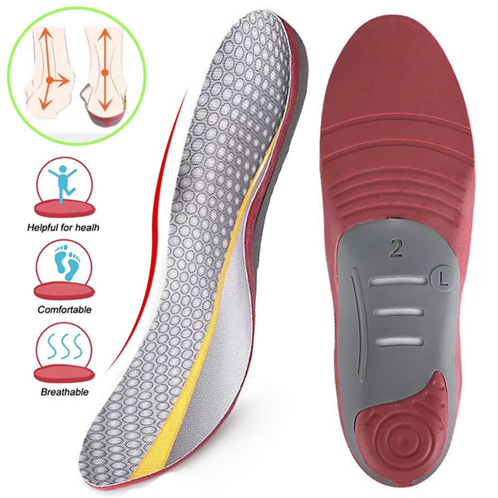 Premium Orthotic High Arch Support Insoles สําหรับผู้หญิงผู้ชาย Orthopedic Foot Pain