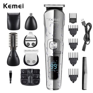 Kemei 6 In 1 ปัตตาเลี่ยนไฟฟ้ากันน้ํา km - 8508